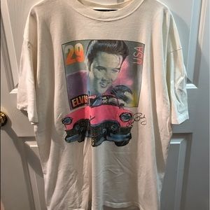 RARE Vintage 90s Elvis Presley Cadillac T shirt OS